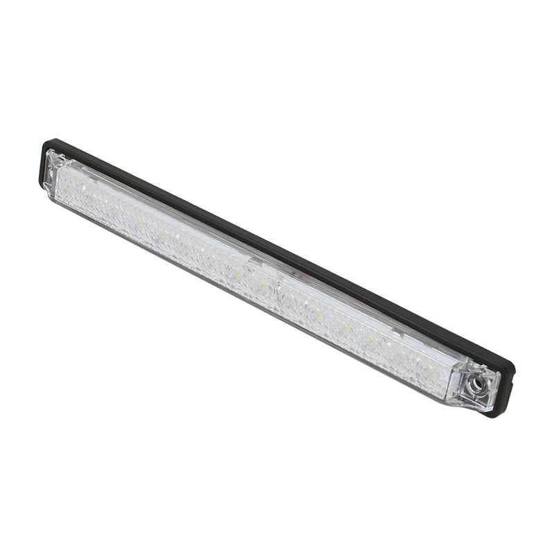 Scandvik 8 LED Light Strip  White wGasket  12V 41644P