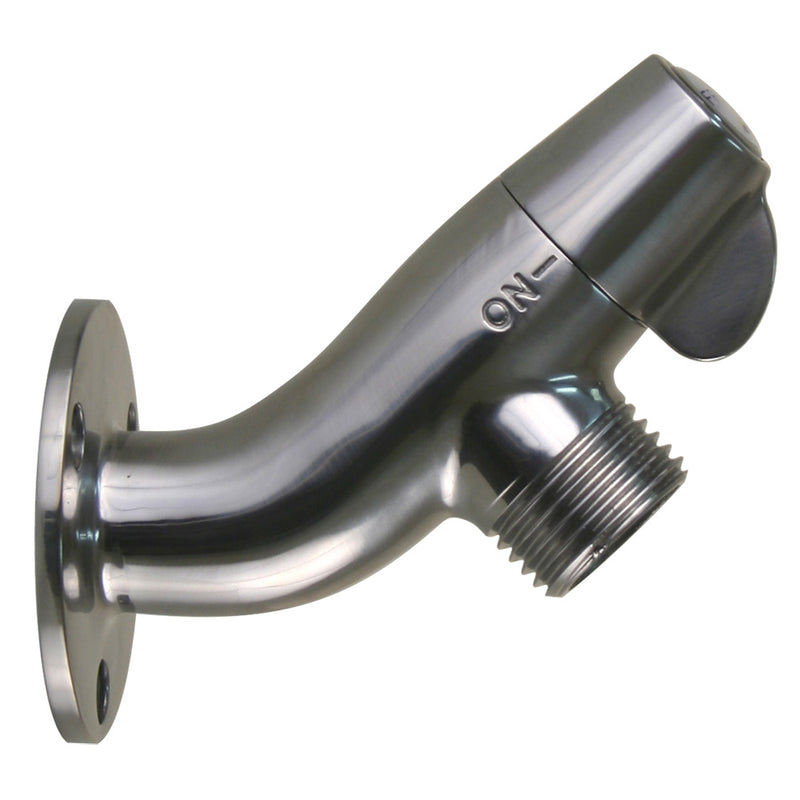 Scandvik Ceramic Angled Washdown Valve  SS Spigot 10175P
