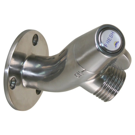 Scandvik Ceramic Angled Washdown Valve  SS Spigot 10175P