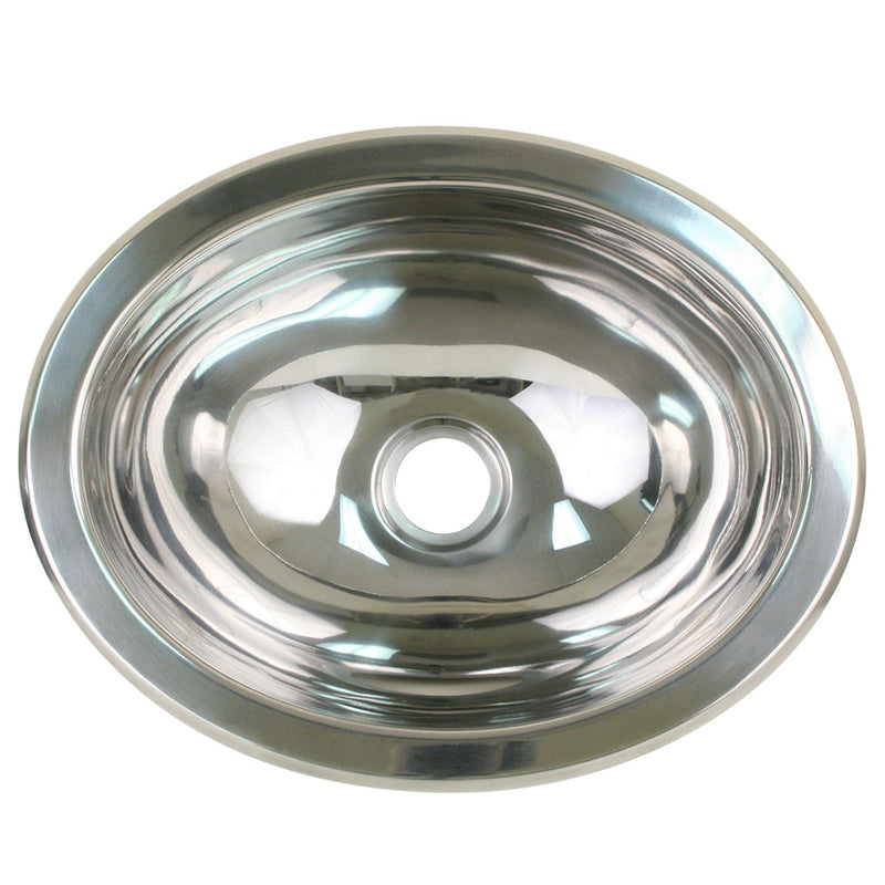 Scandvik Polished SS Oval Sink  1325 x 105 10280