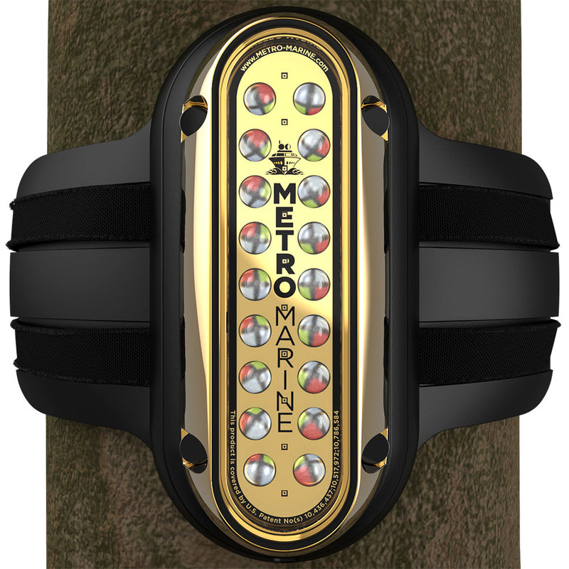 Metro Marine HighOutput Vertical Piling Mount Light wIntelligent Full Spectrum LEDs  RGBW 45 Beam FPME1VFS45