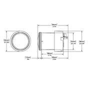 Ritchie X23BU RitchieSport Compass  Dash Mount  BlackBlue X23BU