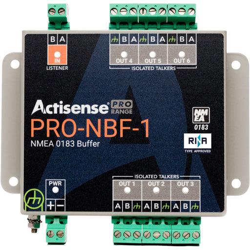 Actisense PRO NMEA Buffer  1 OPTO Input 6 ISODrive Outputs Serial Port Pluggable Screw Terminals PRONBF1