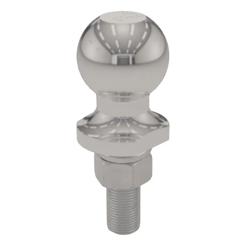 CURT 178 Trailer Ball  34 x 218 Shank  2000 lb Capacity  Stainless Steel 40080