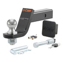 CURT Towing Starter Kit w2 Ball  2 Shank  7500 lbs  4 Drop 45554