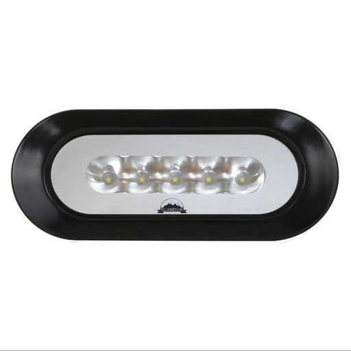 Scandvik Flush Mount Spreader Light  Black 41356P