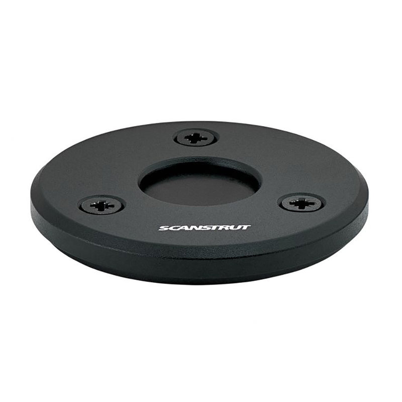 Scanstrut Black Anodized Aluminum LowProfile Cable Seal fCables 914mm  Connectors Up to 21mm DSLP21BBLK