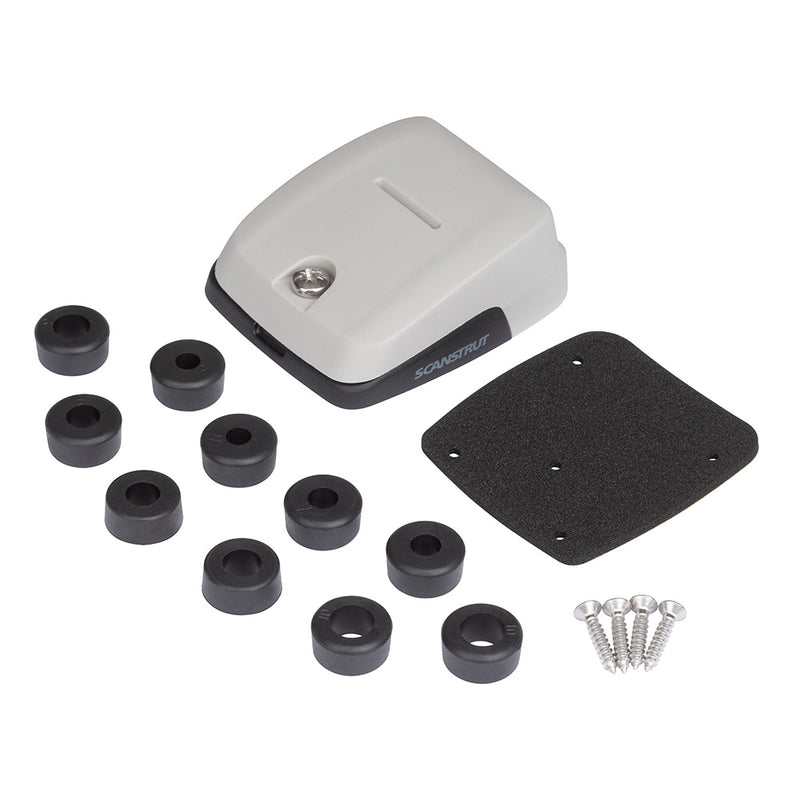 Scanstrut Horizontal DoubleEntry Cable Seal  Grey  Multiple Cable Combinations DSHD10