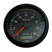 VDO Cockpit International Gen II 4K RPM Tachometer wHourmeter 33393500