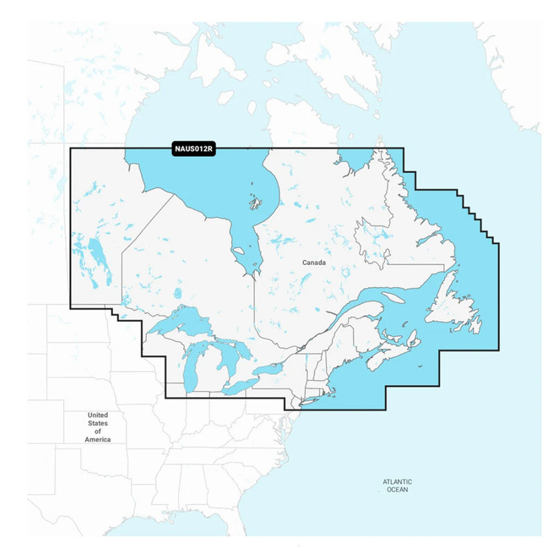 Navionics NAUS012R  Canada East  Great Lakes  Navionics 010C146630
