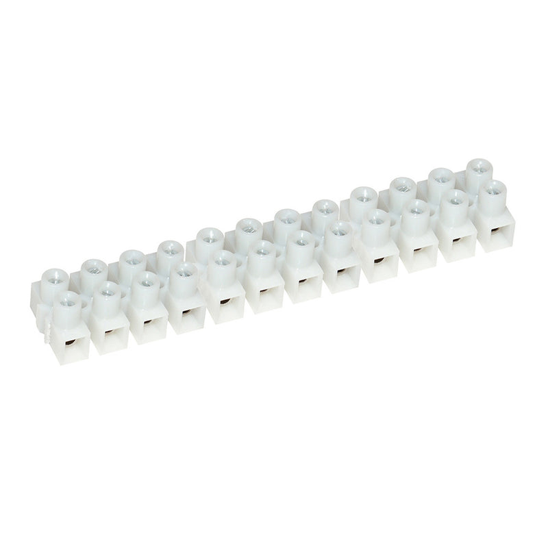 Pacer 15A Euro Style Terminal Block  12 Gang  5 Pack E150125