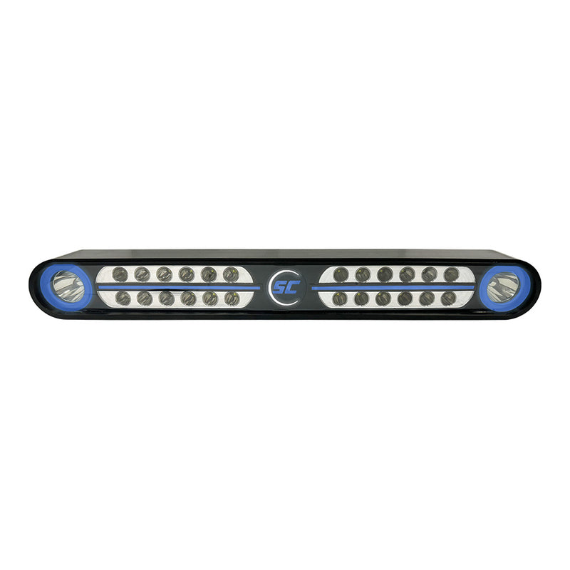 ShadowCaster Eagle Ray LED Light Bar  Black Housing  Dual Optics SCMEAGLERAYBK