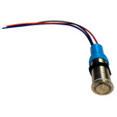 Bluewater 19mm Push Button Switch  OffOnOn Contact  BlueGreenRed LED  4 Lead 905731134