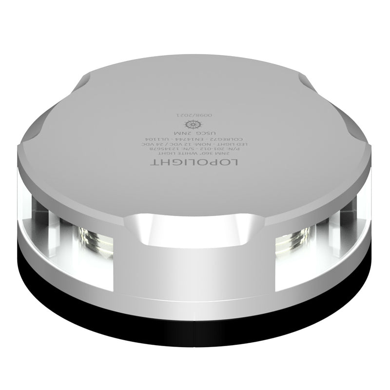 Lopolight 360Degree Anchor Light  2NM  Silver Housing wFB Base 201012FB