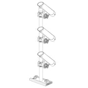 Scotty 333 Track Mounted Rod Tree  Rodmaster II Rod Holders 0333