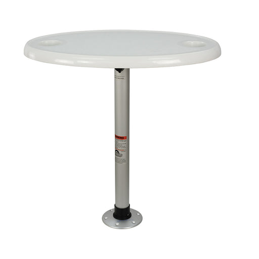 Springfield ThreadLock Electrified Oval Table Package wLED Lights  USB Ports 1691227L1