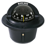 Ritchie F50 Explorer Compass  Flush Mount  Black F50