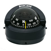 Ritchie S53 Explorer Compass  Surface Mount  Black S53
