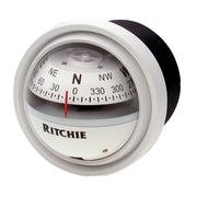 Ritchie V57W2 Explorer Compass  Dash Mount  White V57W2