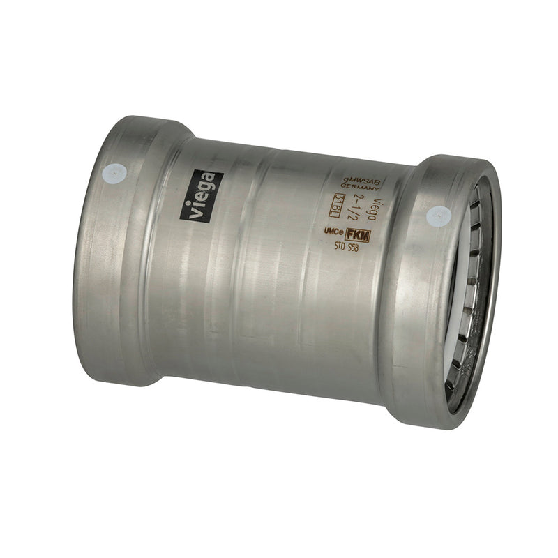Viega MegaPress 316 FKM 212 Slip Coupling wo Stop 98360
