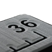SeaDek 36 Routed Ruler  6mm  Brushed Texture  Storm GreyBlack 5358380066