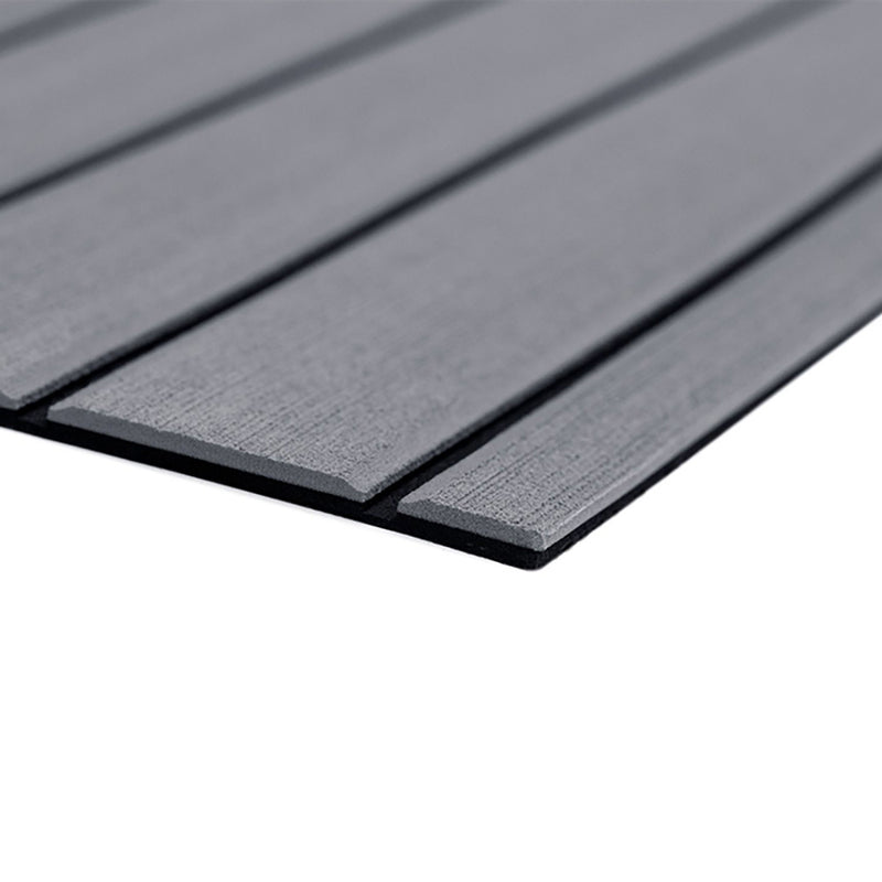 SeaDek 40 x 80 6mm Teak Full Sheet  Brushed Texture  Storm GreyBlack 1016mm x 2032mm x 6mm 3227980066
