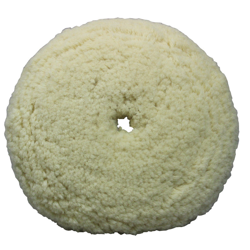 Presta White Wool Aggressive Cutting Pad  9 890141