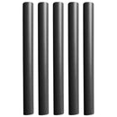Pacer Battery Cable Heat Shrink Tubing  38 x 12  Black 5Pieces BEHS3812BK5