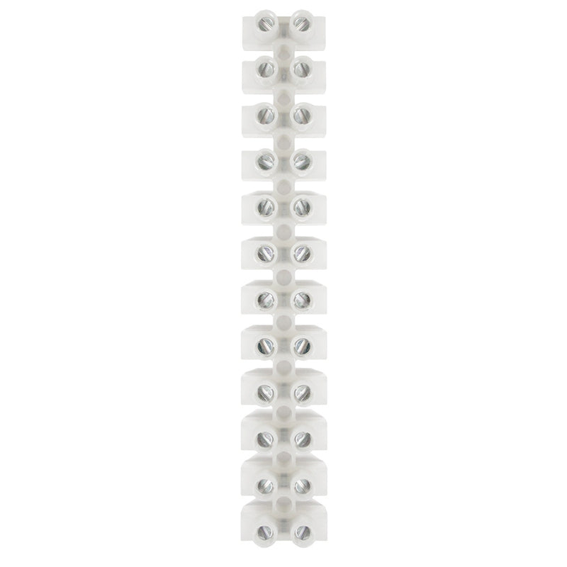 Pacer 40A Euro Style Terminal Block  12 Positions  5 Pack E400125