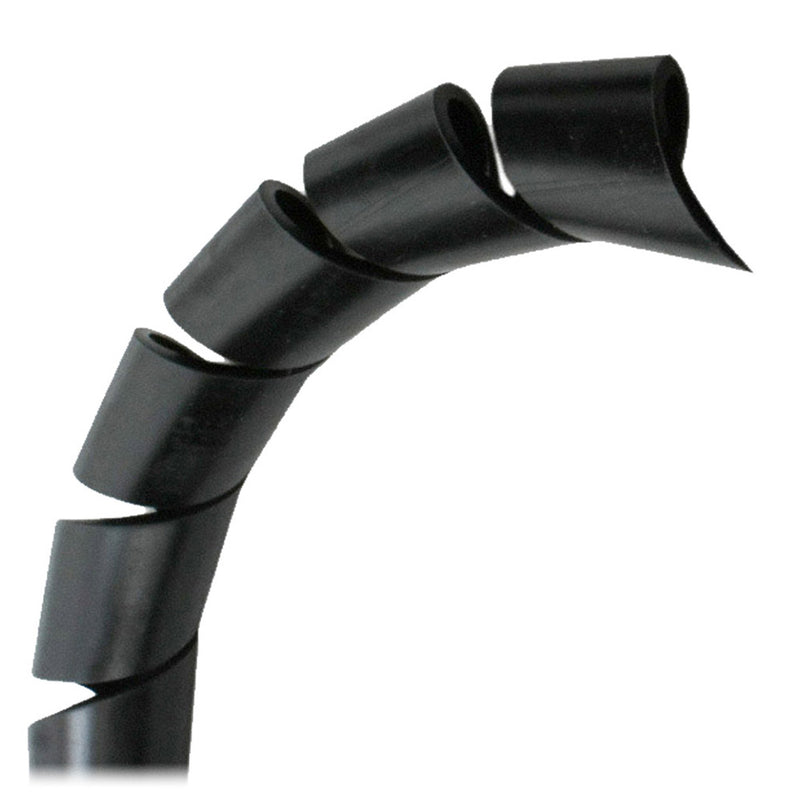 Pacer 12 Spiral Wrap  Black  100 Roll BSW12BK100