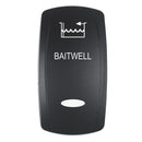 Pacer Actuator  BAITWELL fV Series Contura Switches  Black  Laser Etched TopBottom Light EV2LEBTWL