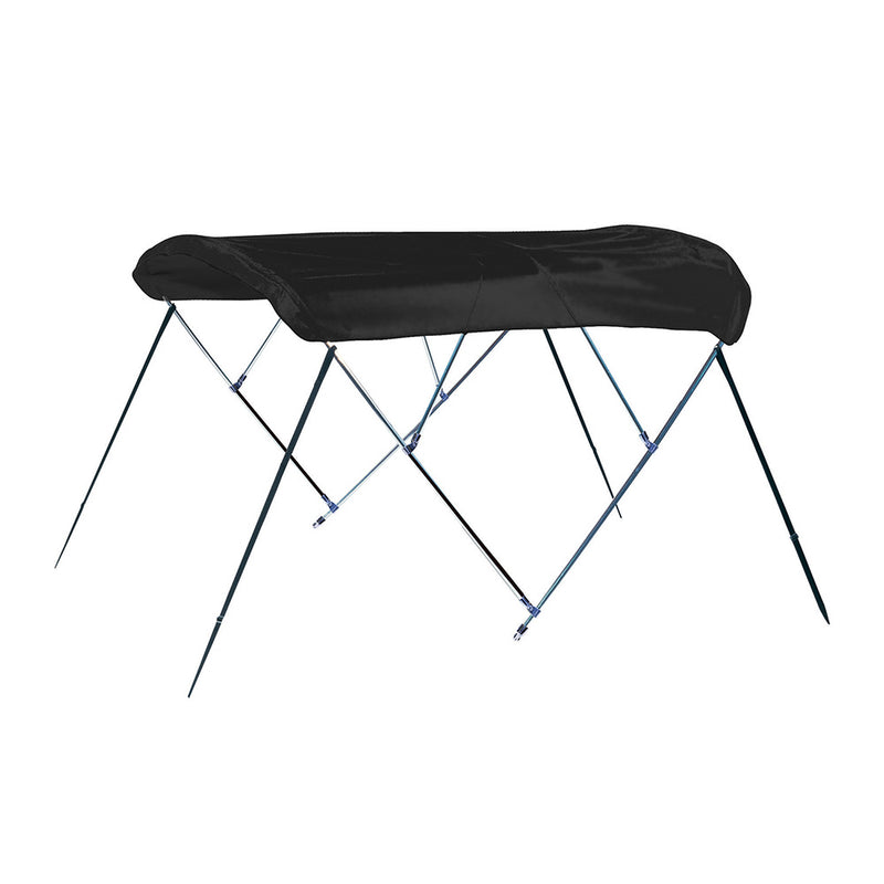 Carver 3 Bow 4681U Bimini Top wBoot  Black Acrylic A4681UB02