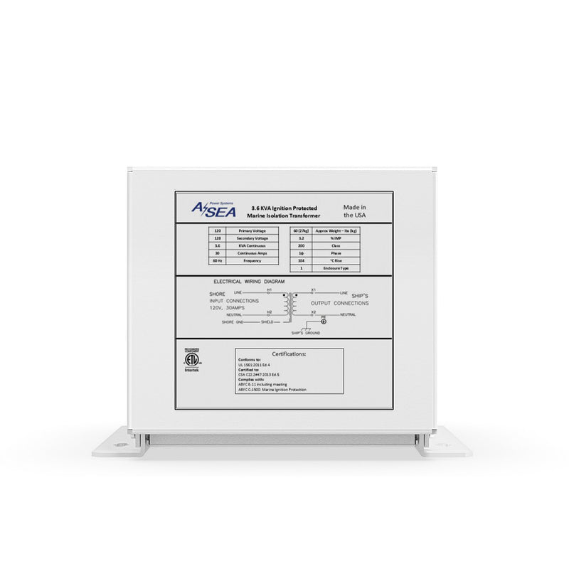ASEA Power Systems 36 kVA Isolation Transformer 634003