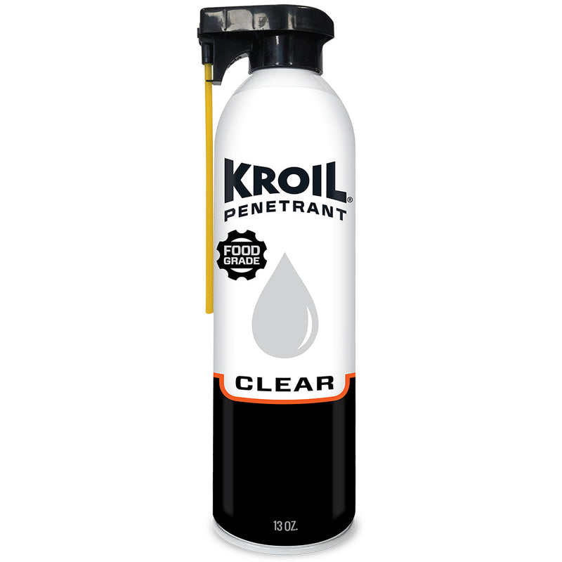 Kroil Clear Food Grade Penetrating Oil  Aerosol  13oz Can wSprayTech CKS132ST