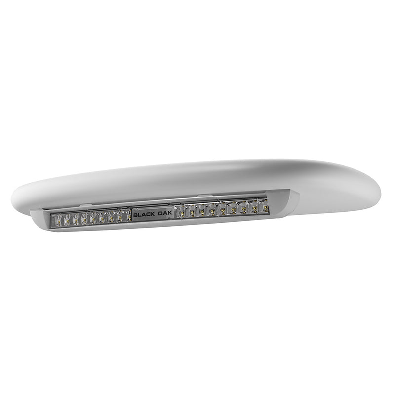 Black Oak Low Profile Marine Bar  Flood  Undermount  White LPWXU