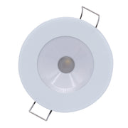 Lumitec Illusion Flush Mount LED Down Light  Warm White  Dimming  White Housing 117129