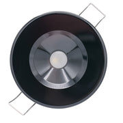 Lumitec Illusion Flush Mount LED Down Light  Warm White  Dimming  Black Housing 117159