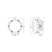 RIGID Industries 360Series RGBW 4 Offroad Lamp Diffused Beam wRGBW Backlight Pods  Set of 2 36400