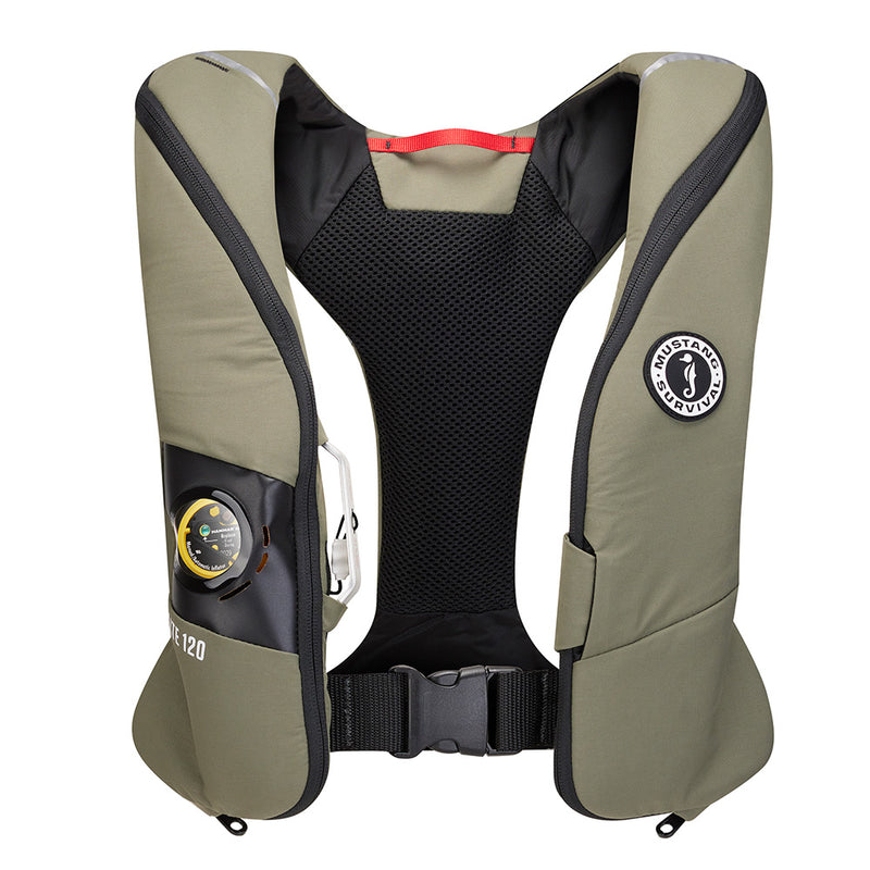 Mustang Elite 120 Coastal Inflatable PFD  Everglade Green MD51702920