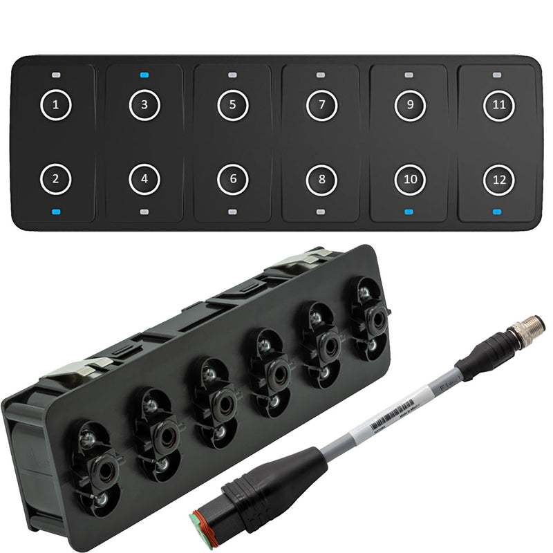 Maretron CKM12 Keypad wCKM to NMEA 2000 Adapter Cable  02M Horizontal Orientation A38022