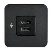 Scanstrut TILE USBC Interior Charging Socket  1224V  Black Bezel SCTILE20