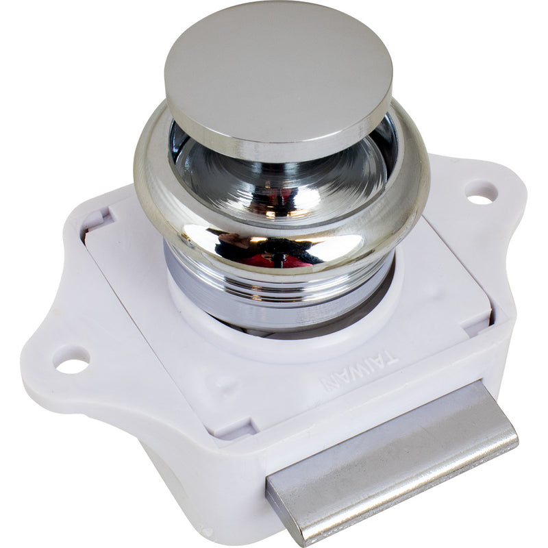 SeaDog Push Button Rim Latch  Chrome Plated Brass 2243001