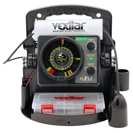 Vexilar FLX12 Pro Pack II Fishing System w12 Degree Ice Ducer PPX1212
