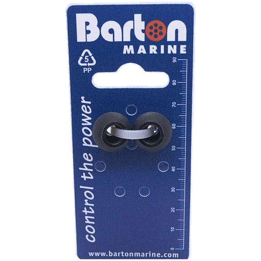 Barton 4mm Rope Stoppers  Black  Pair 42812