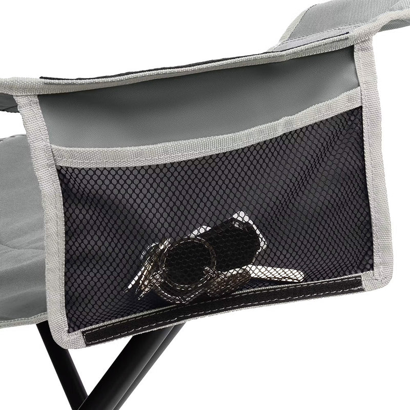 Coleman Big  Tall Quad Camping Chair  Grey 2178363