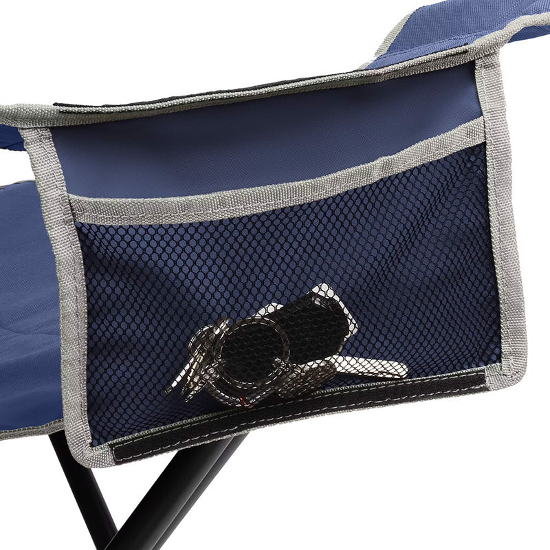 Coleman Big  Tall Quad Camping Chair  Skyfall Blue 2174440