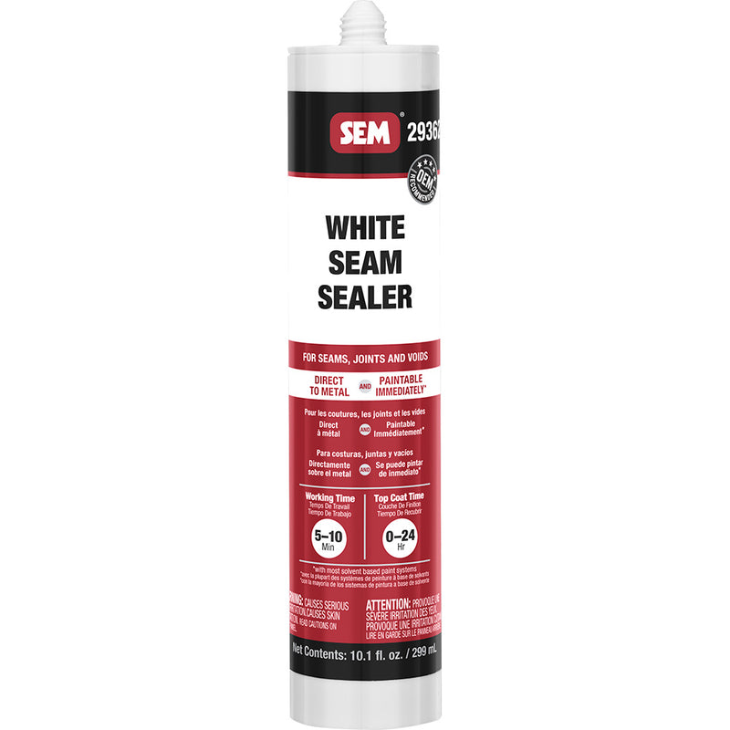 SEM 1K Seam Sealer  101oz Tube  White 29362