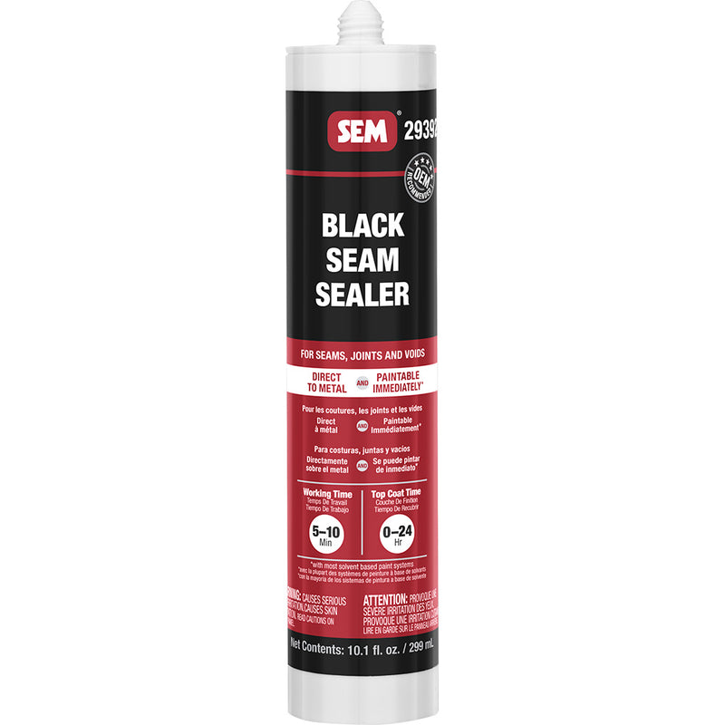 SEM 1K Seam Sealer  101oz Tube  Black 29392