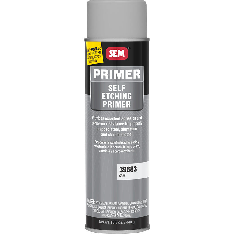 SEM Self Etching Primer  20oz Aerosol Can  Grey 39683