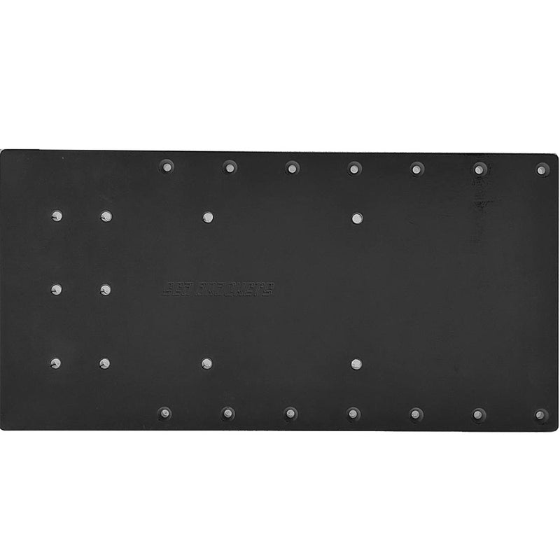 Sea Brackets 20 Straight Trolling Motor Plate fMinn Kota Quest  Black SEA2310BLK
